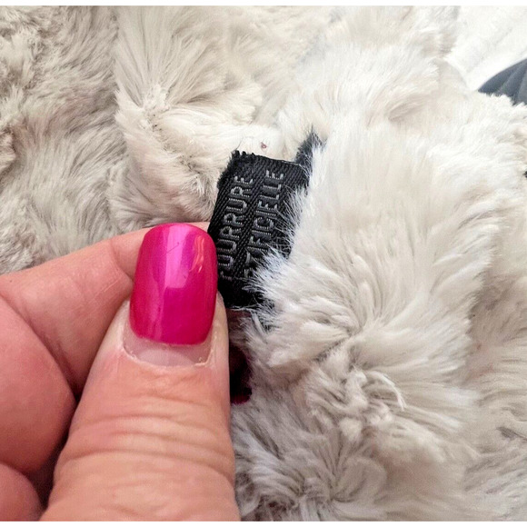 Steve Madden Womens Jacket Medium Glacier Quilted Puffer Olive Faux Fur Hooded - Picture 10 of 10